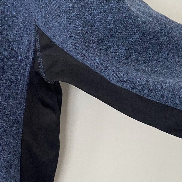 Beverly Hills Polo Club Men's (XL) Fleece Blue & Black 3/4 Zip Pull Over - Picture 10 of 10